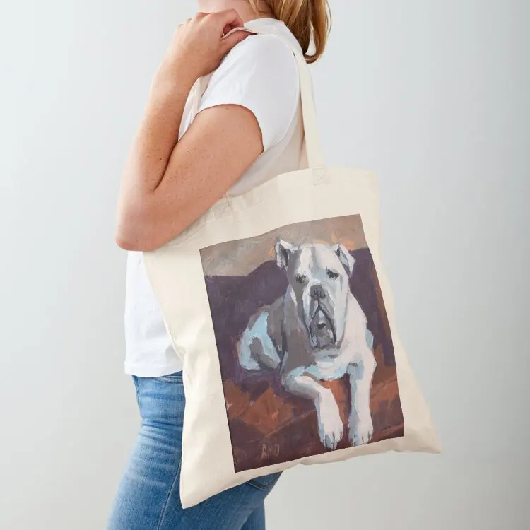 

English Bulldog Tote Bag Shopper bag Canvas bag for women Shopping bags handbag
