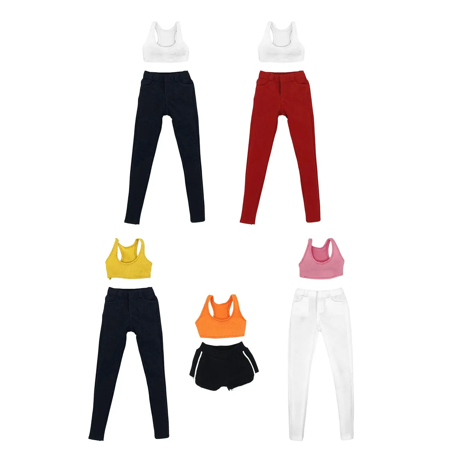 Fashion 1/6 Scale Female Dolls Clothing Women Figures Doll Clothing Handmade Uniform for 12'' Womans Figure Doll Accessories view 5