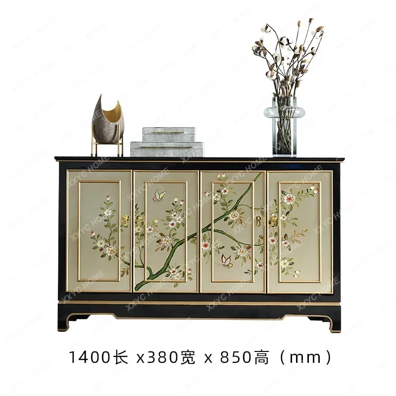 

Sideboard Cabinet Living Room Wall Decoration Storage Solid Wood Side Cabinet