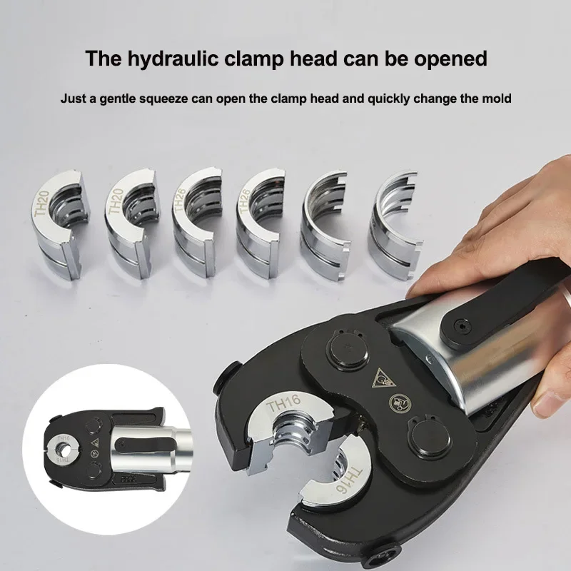 دليل أداة البناء الهيدروليكية الأنابيب العقص كماشة التدفئة الأرضية الفولاذ المقاوم للصدأ الألومنيوم والبلاستيك الأنابيب رقيقة العقص ذو طيات