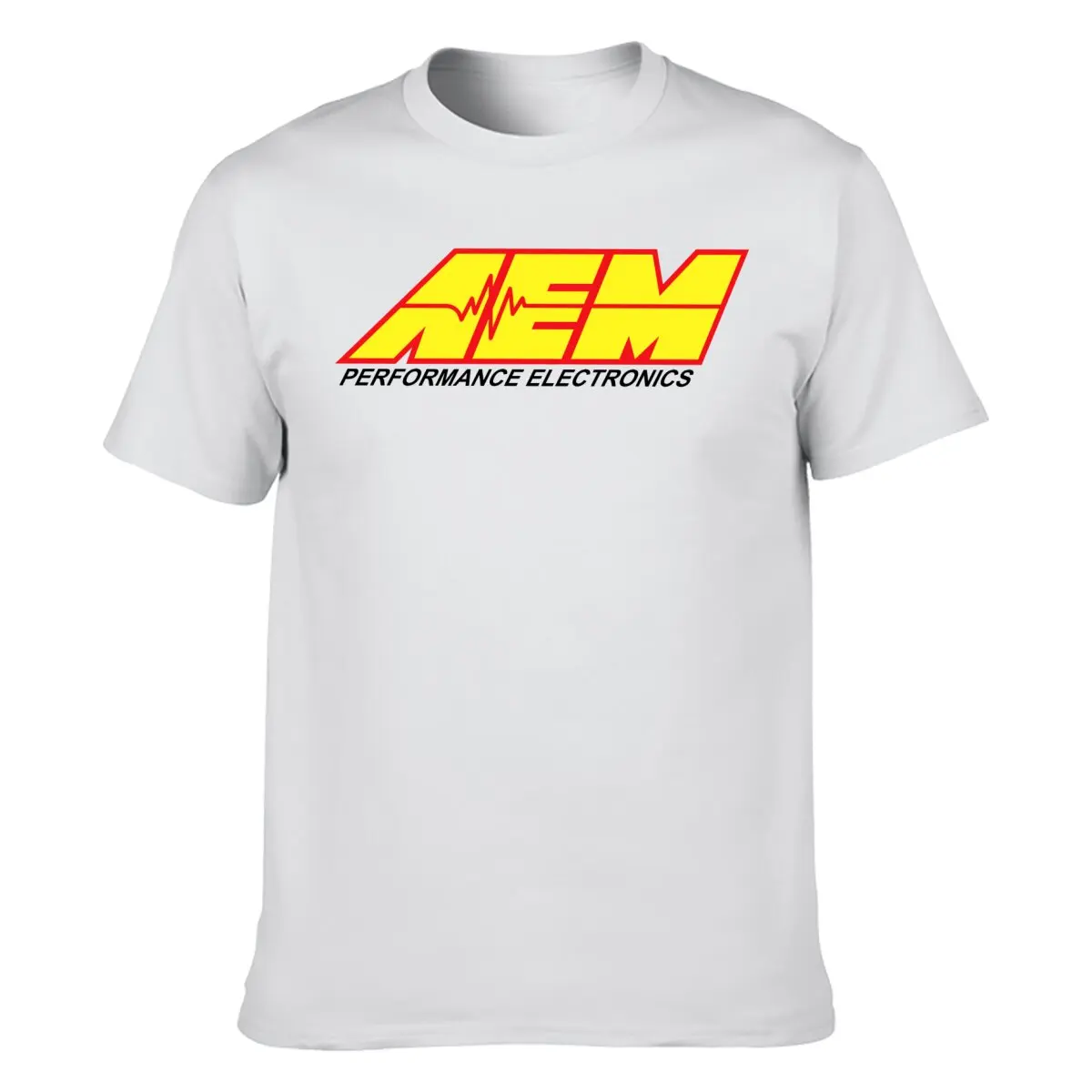 Aem Racing Performance Electronics Logo Usa Size T-Shirt Fashion Top tee T Shirt Short Sleeve Cotton Men's Crew Neck Printed Tee