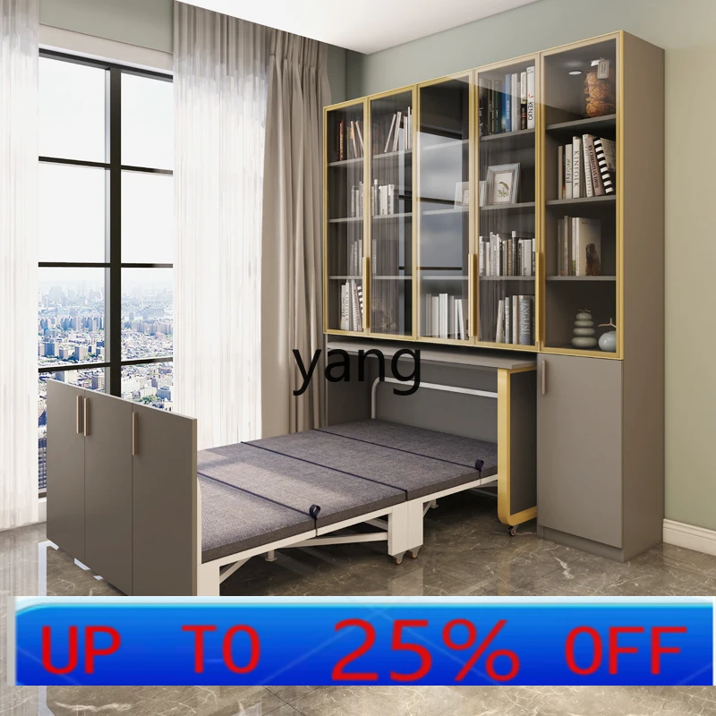 

Тип шкафа LMM, невидимый книжный шкаф для хранения, складной шкаф-кровать, встроенный бытовой шкаф