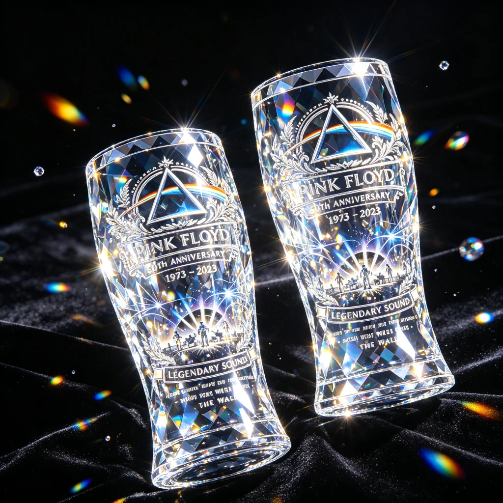 Pink Floyd 60th Anniversary Limited Edition Commemorative Tumbler Collector's Gift Rock Lovers Special Edition Insulated Tumbler