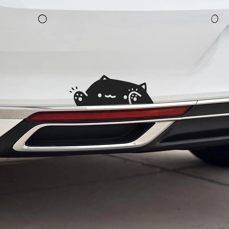 JDM Cute Cat Naklejki samochodowe Wodoodporne DIY Auto Window Body Bumper Trunk Śmieszne naklejki winylowe Dekoracja zbiornika paliwa motocykla — zdjęcie 5