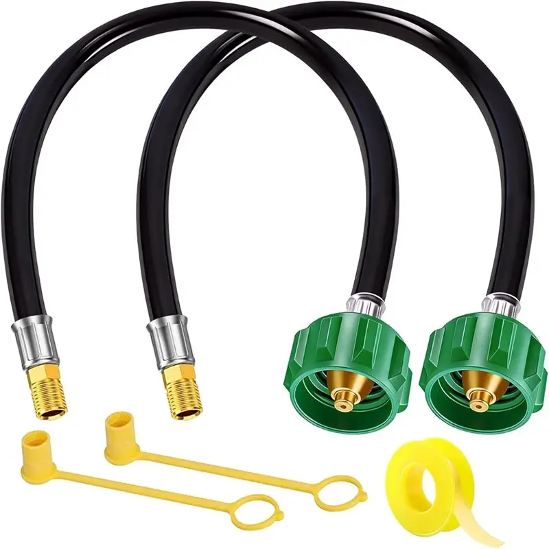 Reliable-RV Propane Regulator 2 Tank Hoses- 15