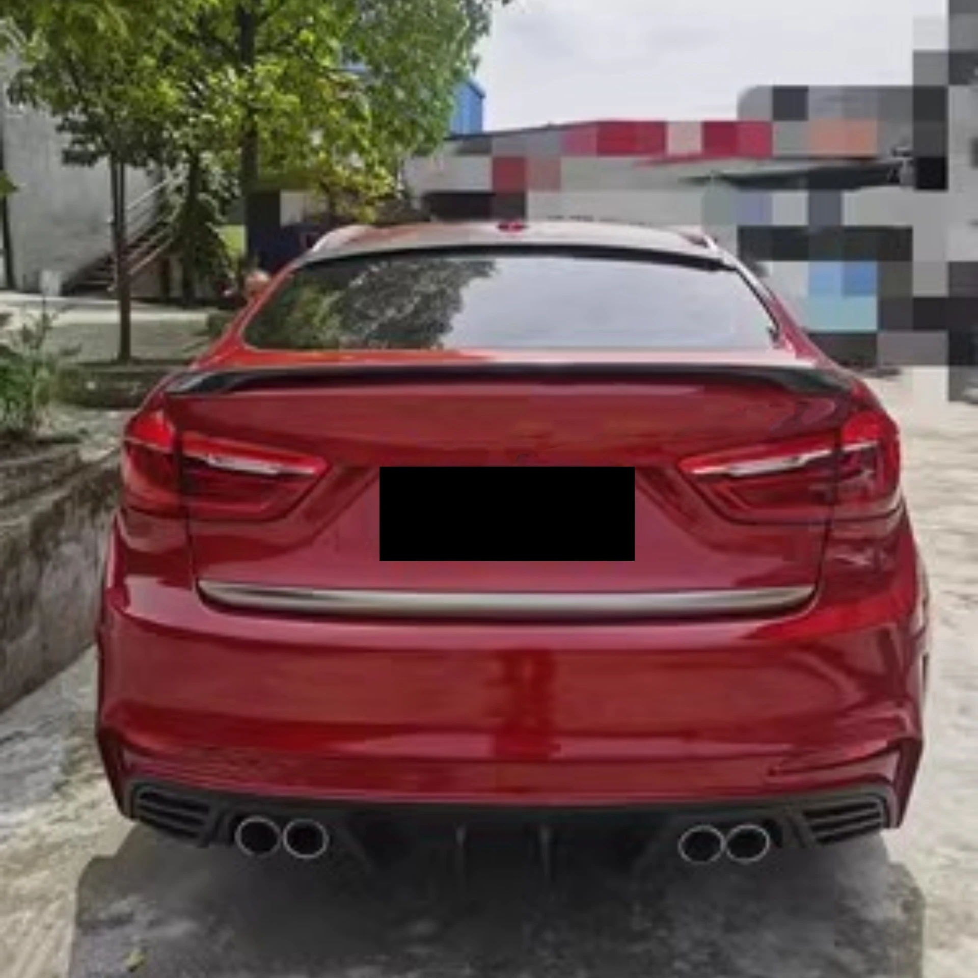 Wide Body Kit for BMW X6 F16 2015-2019 Convert Front Rear Bumper Side Skirt Tail Throat Car Accessories