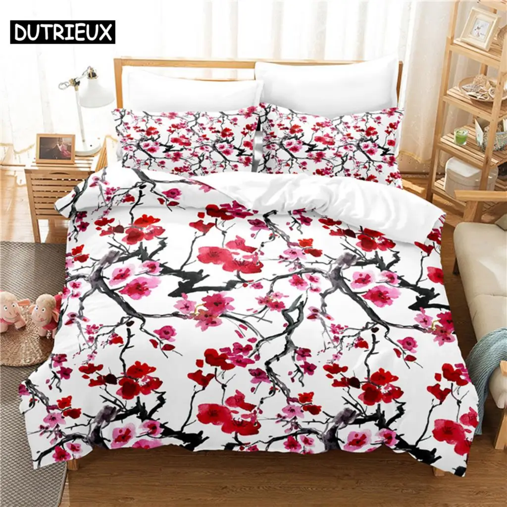 

Floral Bedding Set Duvet Cover Set 3d Bedding Digital Printing Bed Linen Queen Size Bedding Set Fashion Design
