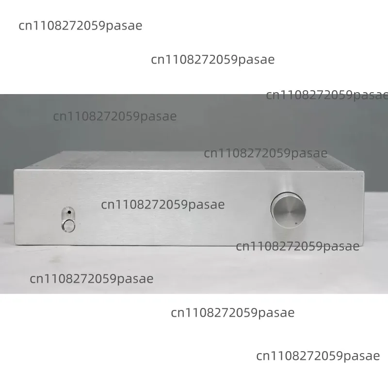 Full Aluminum Single-Side Heat Dissipation Amplifier Case 3207S, Pre-Power Amplifier Chassis for DIY Audio