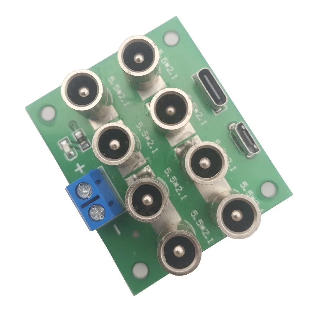 DC 5.5*2.1 mm Female Jack Connectors Integrated Board Distribution Hubs High Current TYPE-C MICRO 5521 for DC Base Testing Board