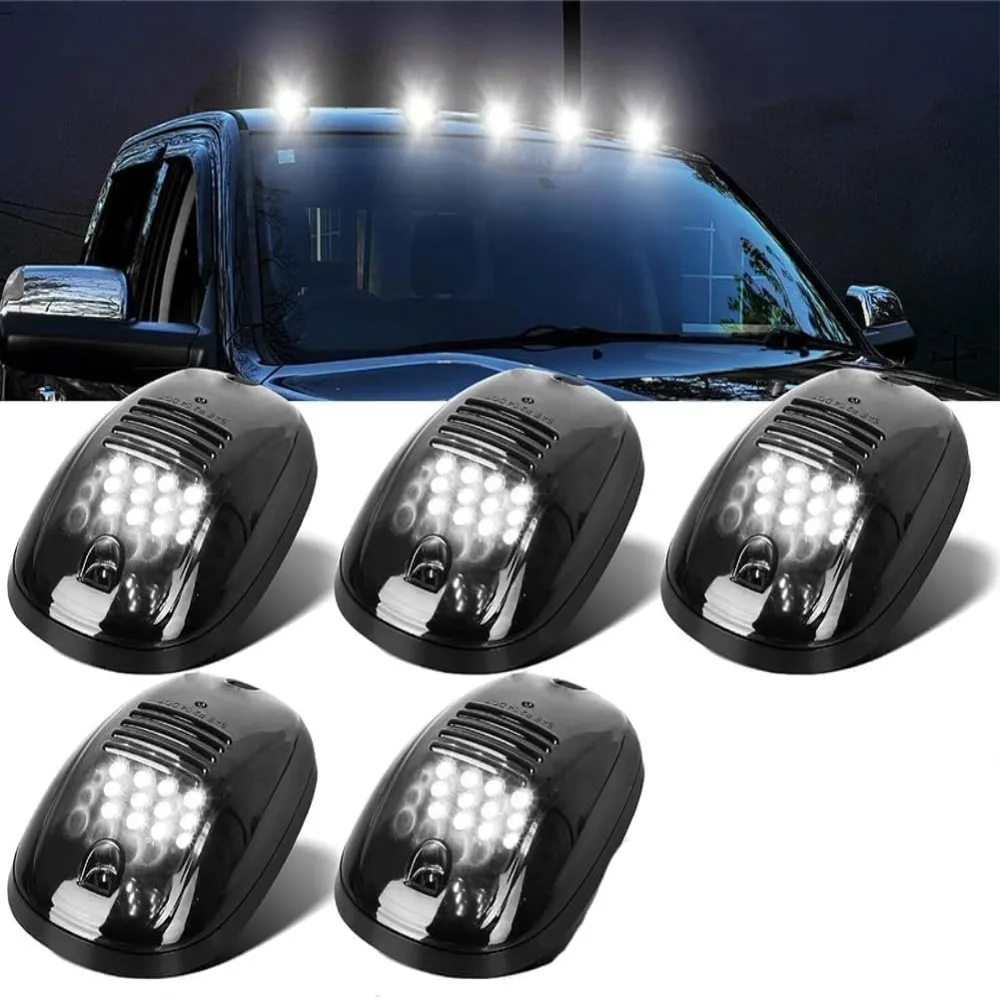 Amber No Drill Car Cab Lights Ultra Bright Waterproof Led Cab Lights for Trucks Roof LED Light Universal for Trucks/Cars/SUV