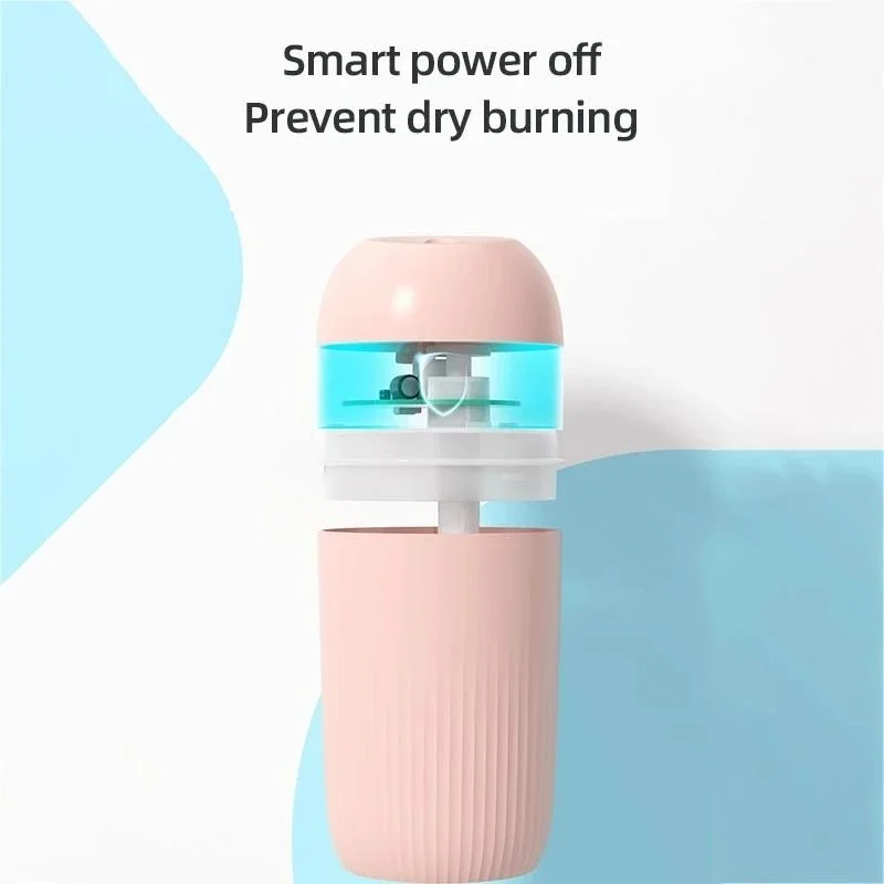 420ML USB umidificatore silenzioso luce notturna delicata Aroma diffusore auto purificatore più fresco Spray lavoro per 8-12 ore elettrodomestico