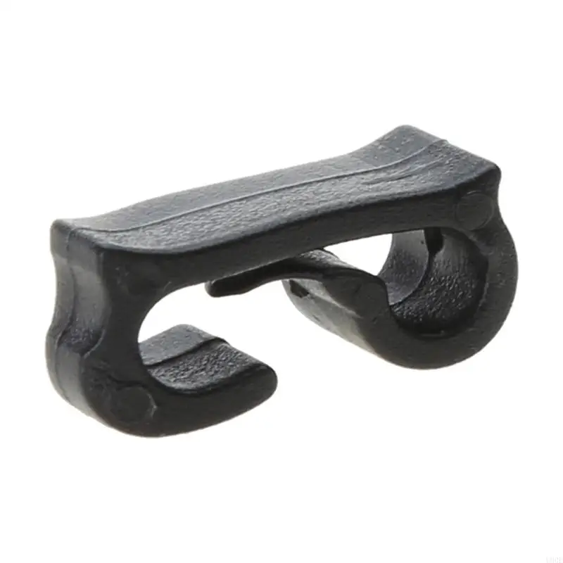 U90E 10 pcs พลาสติกตั้งแคมป์เต็นท์เสาตะขอหัวเข็มขัดคาราวานกันสาดเต็นท์ที่แขวนไม้แขวน