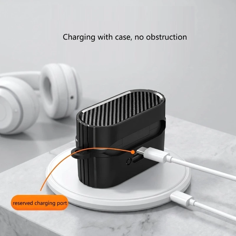 Quality On Cover For WF1000XM6 Wireless Earbud Case With Drop Protections Locking Shell F19E