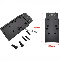 Metal Adapter Base Universal Plate for Sig Sauer P320 M17 M18 P320 XFull XCompact P320-XTEN RMR Doctor Noblex Ade Frenzy Sight