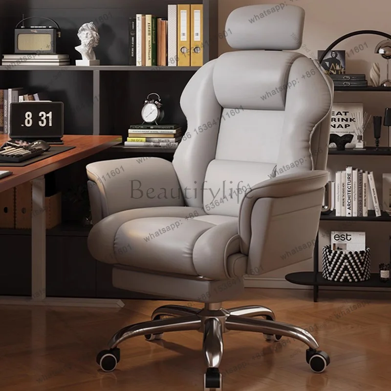 Factory Direct Sales Modern Minimalist Gaming Chairs Nordic Comfortable Long-sitting Ergonomic Backrest Computer Chair Office Fu