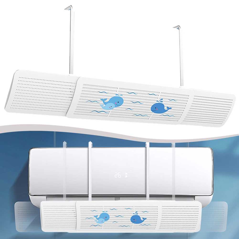 

Adjustable Air Conditioner Wind Shield Wall Mounted Wind Shield Air Conditioner Telescopic Air Outlet Baffle For Home Bathroom