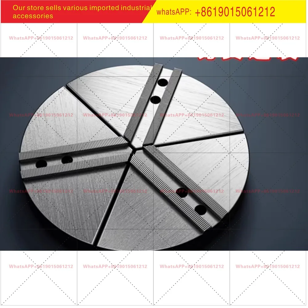 Hydraulic chuck fan-shaped jaw heightened three-jaw 5-inch 6-inch 8-inch 10-inch 12-inch all-inclusive soft jaw