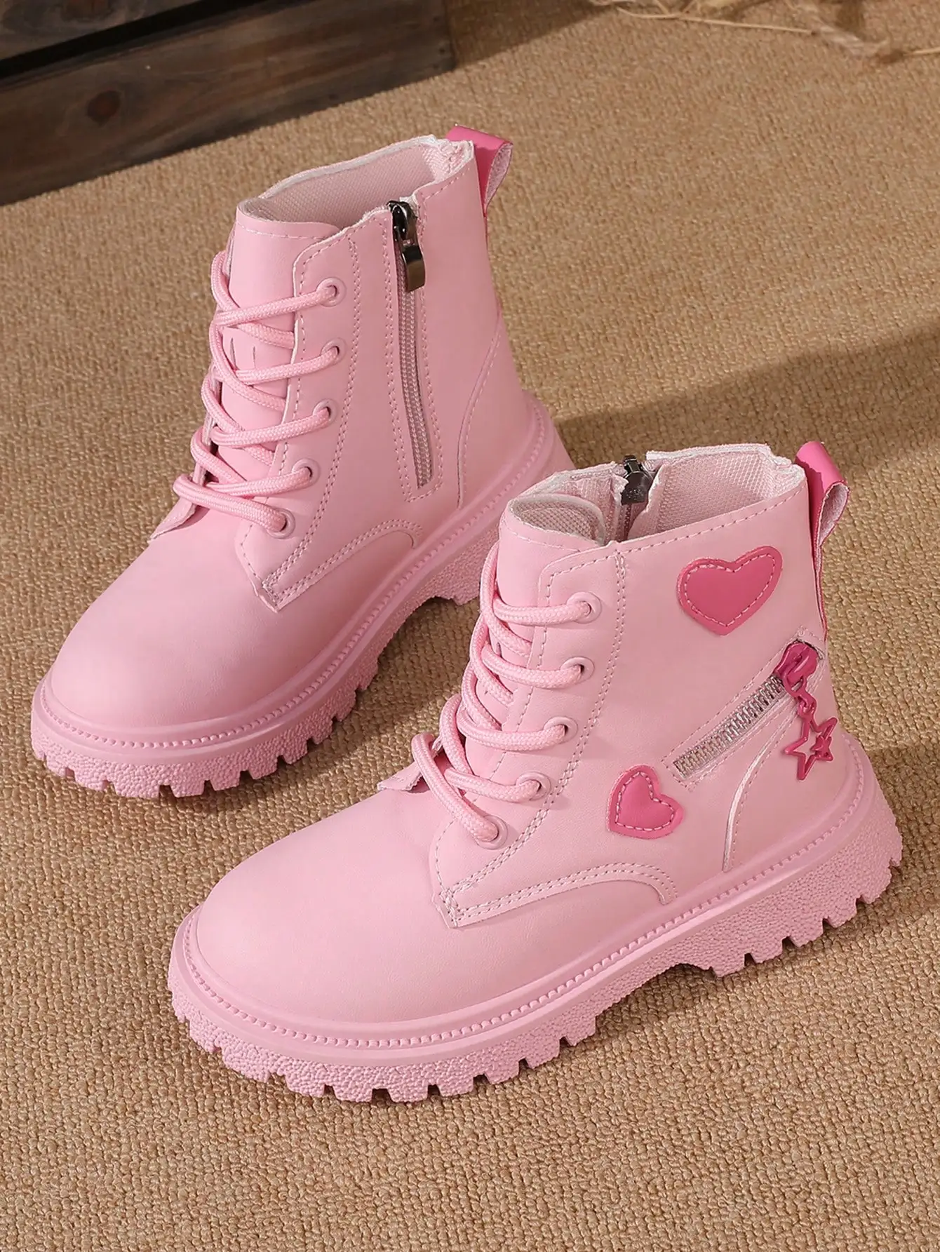 Girls' Cute Boots, Children's Mid-Calf Ankle Boots, Girls' Anti-Slip Durable Boots