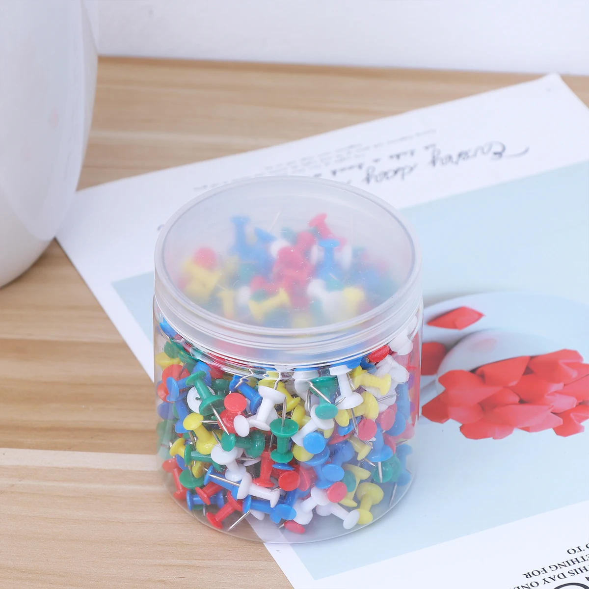 

400 Pcs Colored Nails Multi-colored Push Pins Map Thumbtack for Pushpins Reusable