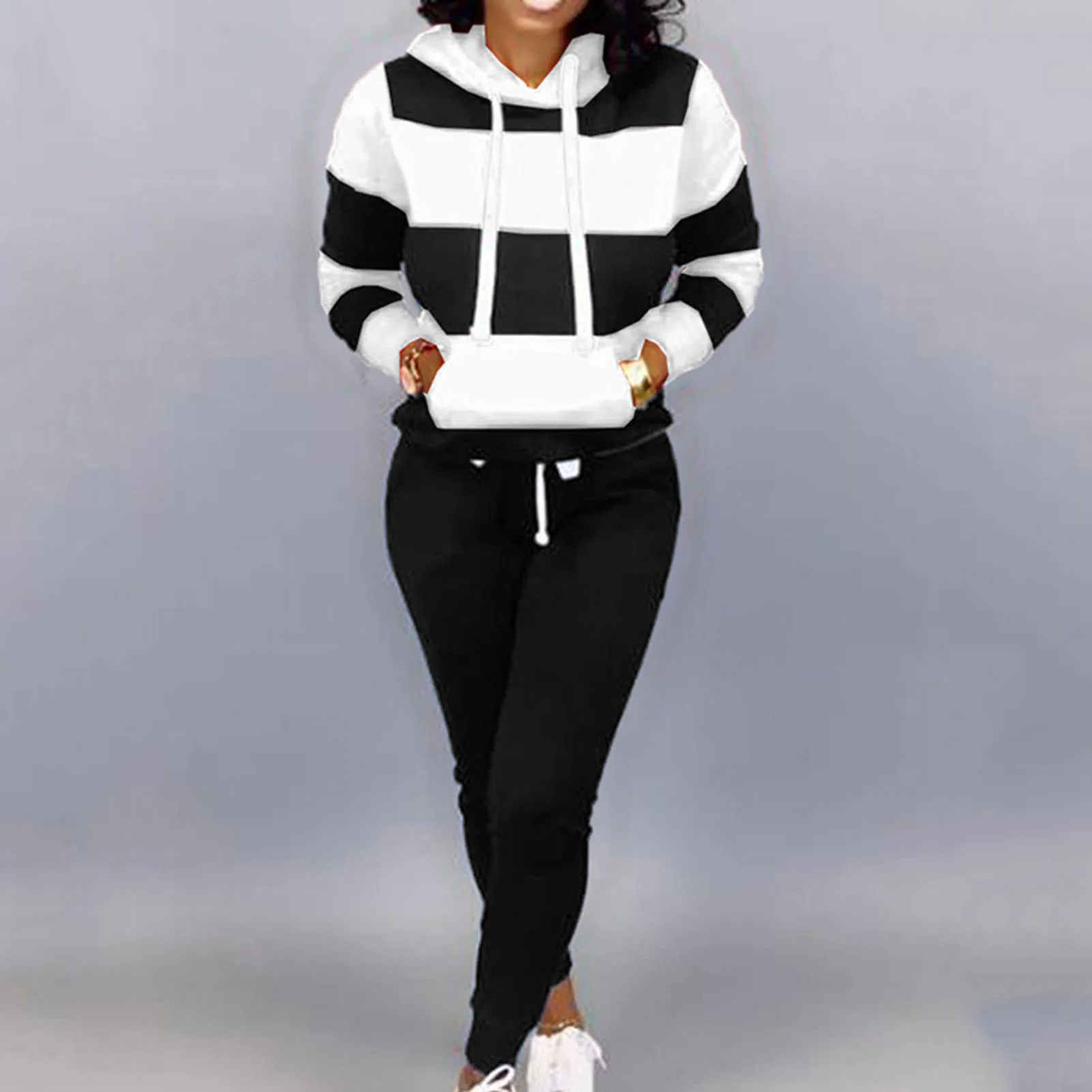 Autumn Winter Two Piece Set Tracksuit Women Sweatshirt Hoodies+Pants Sportwear Women\'s Sports Suit Hoodies Suit Wholesale Price