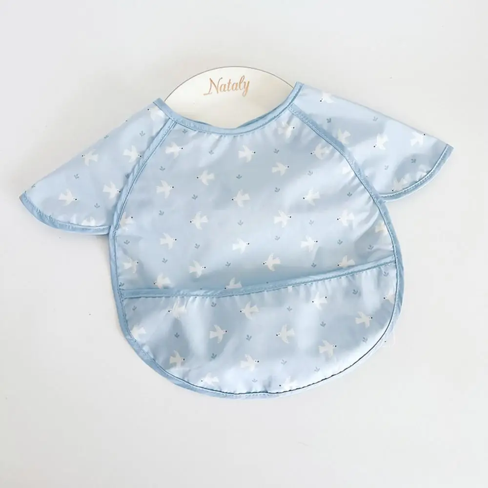 

Нагрудник для кормления ребенка с животным узором, антигрязные водонепроницаемые детские слюнявчики, без рукавов, с короткими рукавами, полотенце для слюны, фартук для отрыжки