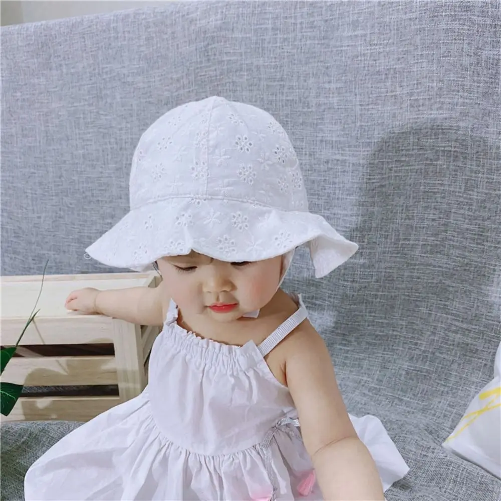 Chapeaux d'été à nœud papillon pour enfants, Protection UV, chapeau de soleil respirant pour filles, seau confortable à lacets, printemps et automne, nouvelle collection