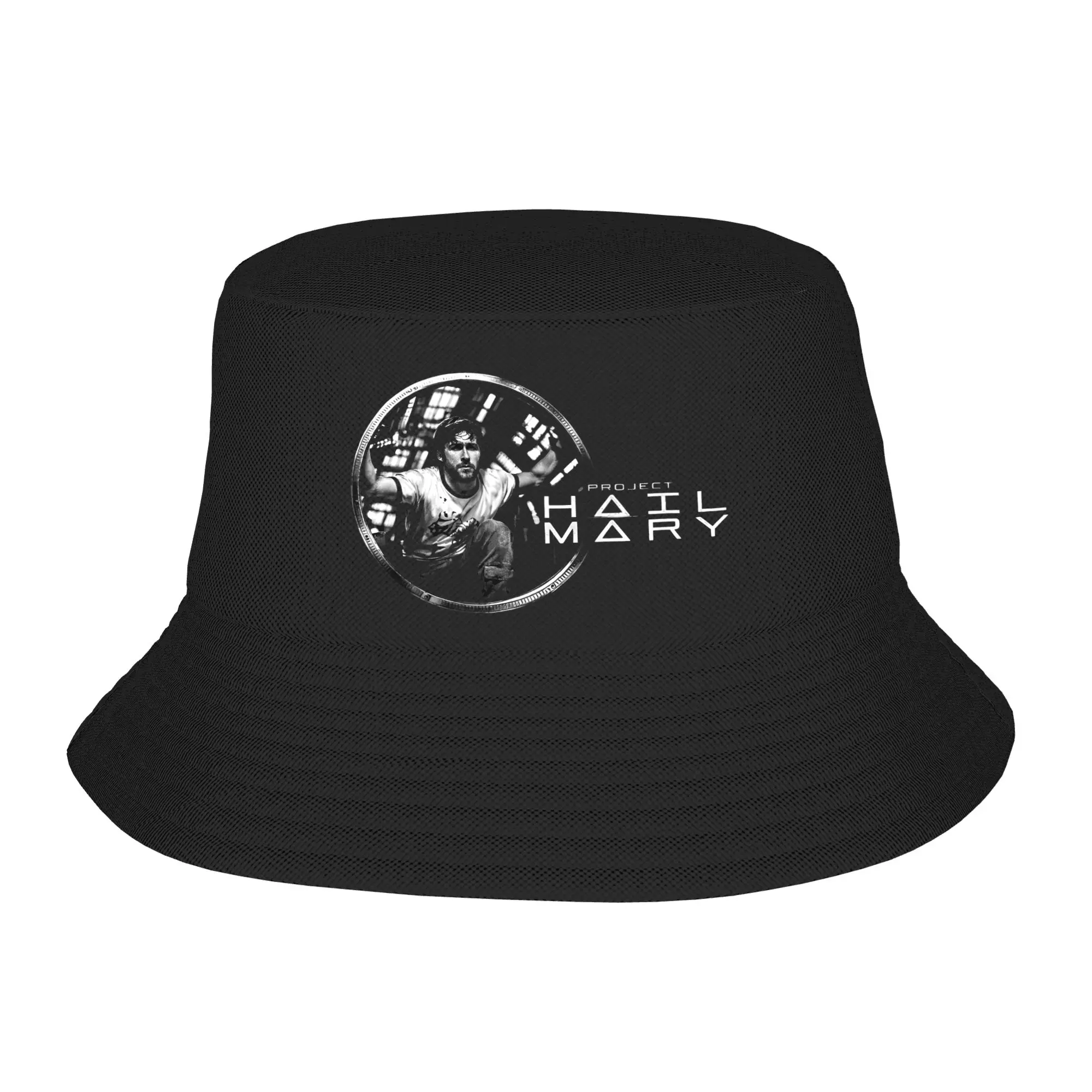Project Hail Mary Minimalistischer, vom Film inspirierter Bucket Hat mit Porträtmotiv, Streetwear, Fischerkappen, Persönlichkeit, Urlaub, Visierhüte, Geschenk