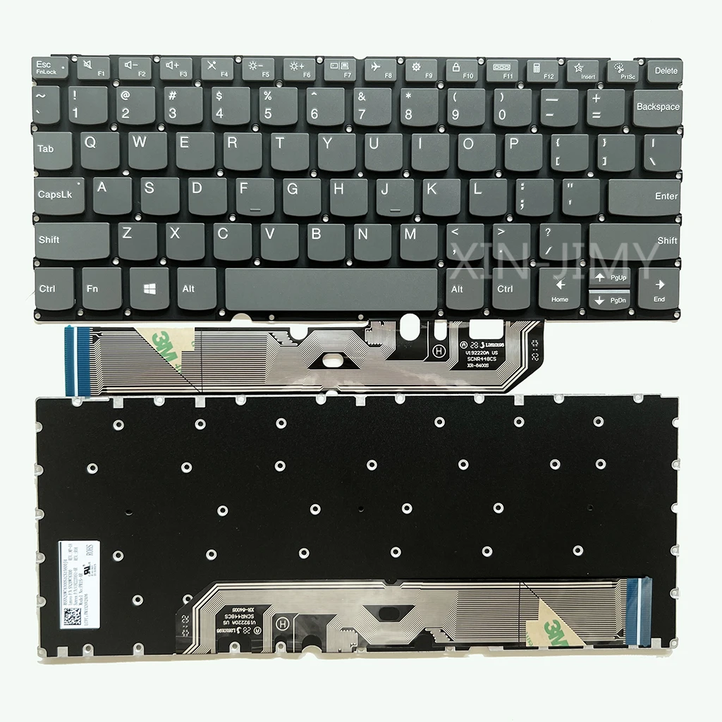 

11IGL05 US Keyboard For Lenovo FLEX 3 11ADA05 11IGL05 SN20W76300 V192220AS1 Notebook No Backlit Gray