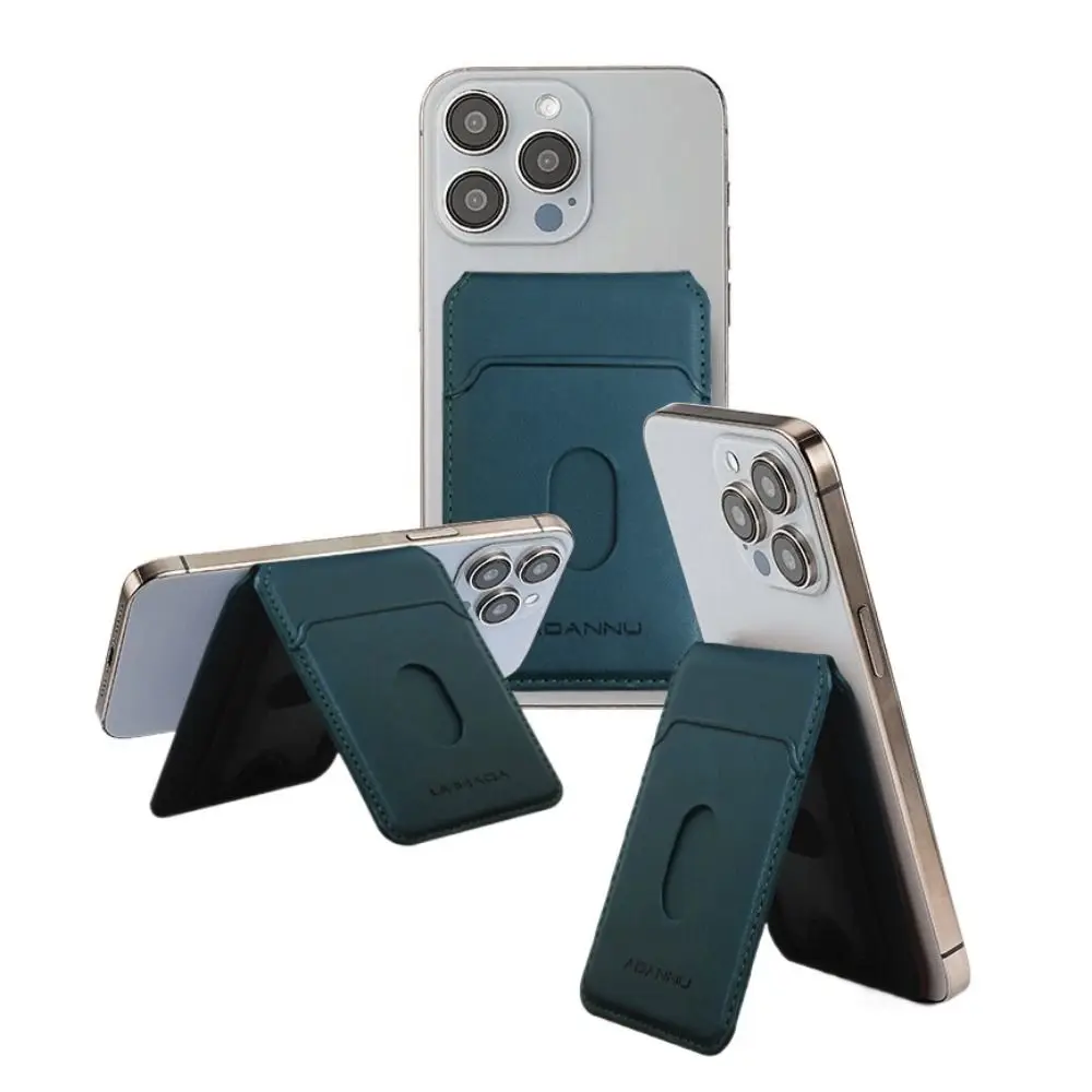 

Кошелек для Magsafe, держатель для карт, аксессуары, сумка для карт безопасности, противоугонная кожаная подставка для кошелька для iPhone 16, 15, 14, 13 Pro Max