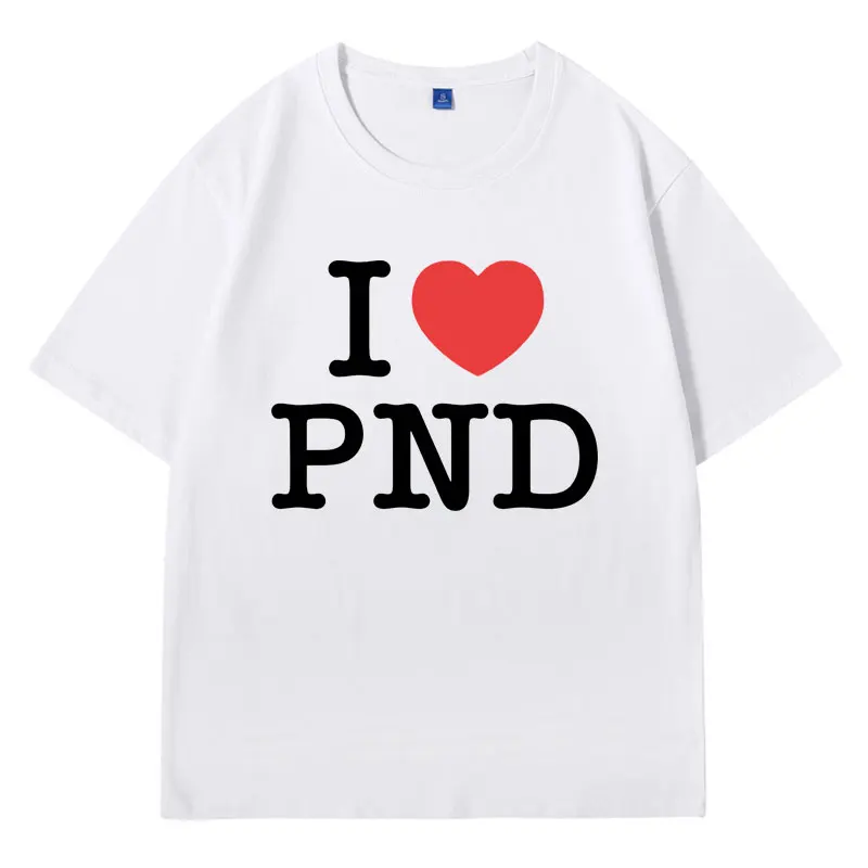 Partynextdoor L Love PND T Shirt Men Women's Trend Vintage Harajuku T-shirt Casual Oversized Short Sleeve Tee Shirts Cotton Tees