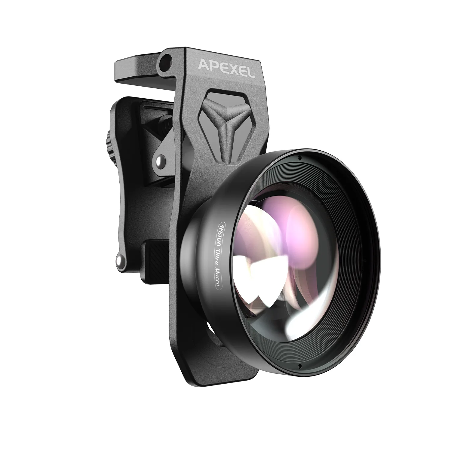 

APEXEL HB100 Ultra 50-110mm Telephoto Macro Lens Aluminum Alloy Circular Polarizing Filter Lens for Phone with Metal Phone Clip
