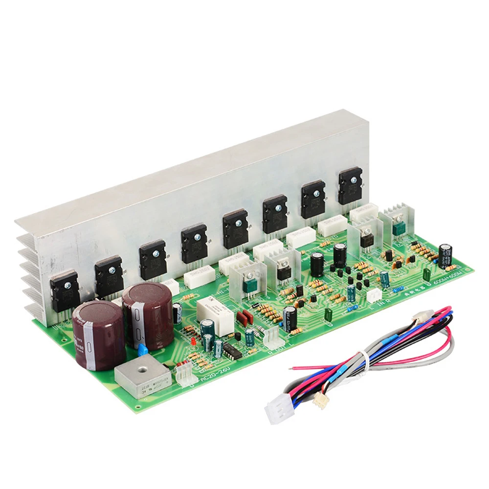 Dual AC24-35V 2 x 600W Dual Channel Rear Stage Amplifier Board 2SA1943/2SC5200 Audio Chip