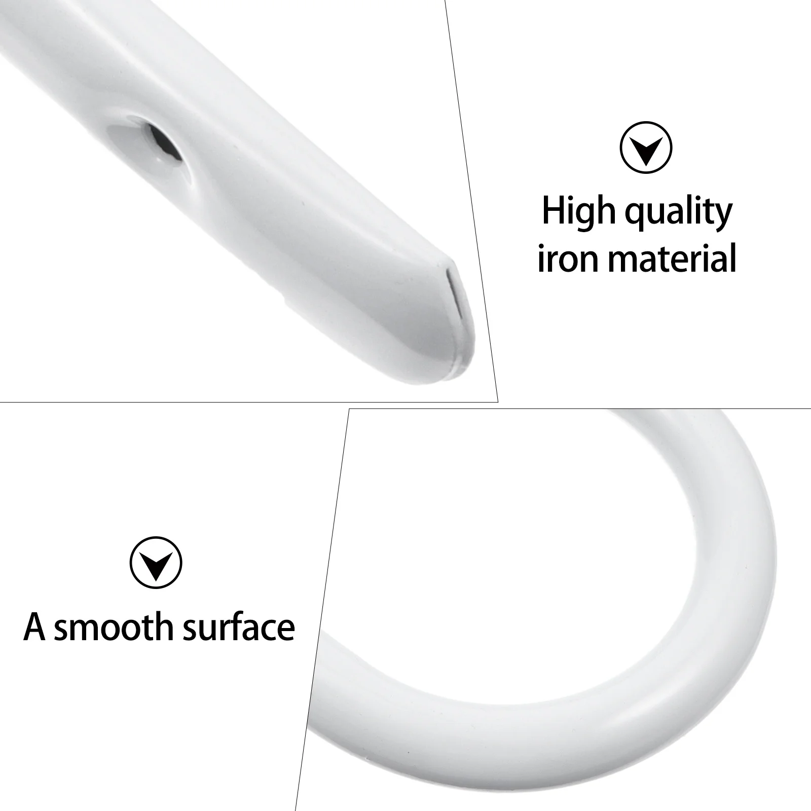 

Heavy Duty Iron Hooks Wall Garage Ladder Shovel Tool Hanger Organizer Bike Holder Utility Storage Hooks Drywall Plasterboard