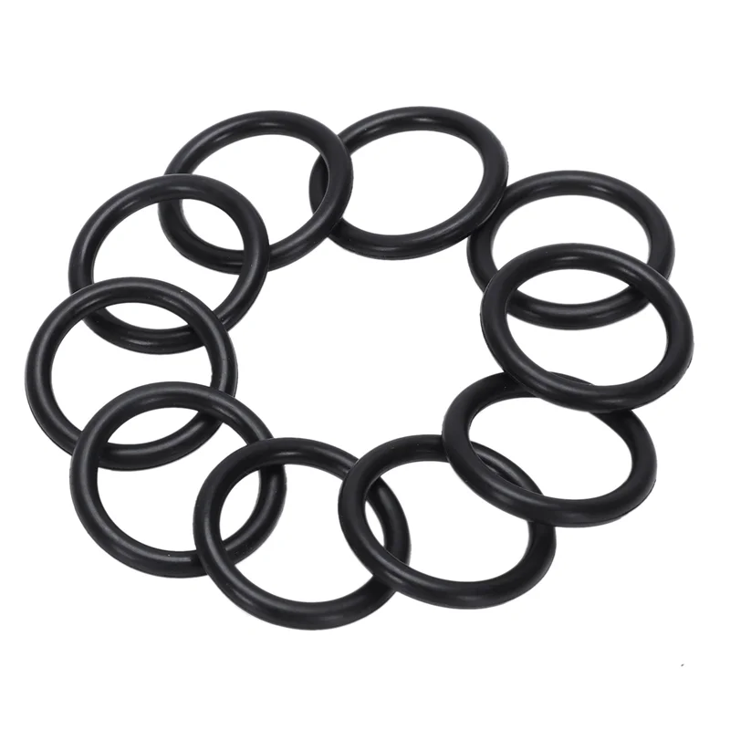 AS94-100 Pieces 32Mm OD 25Mm Inner Od. Black Nitrile Rubber O Ring Oil Seal Ring