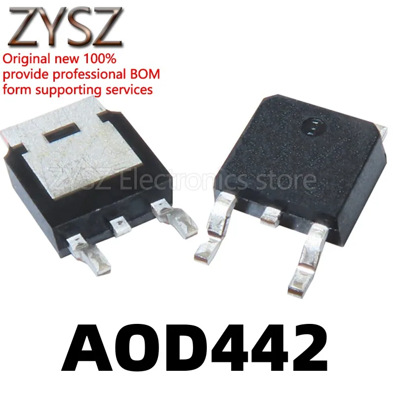 1 piezas AOD442 n-channel MOSFET 37A 60V chip TO252 D442
