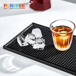 Rubber Bar Mat Anti-slip PVC Cafe Bar Mats Home Cup Mat Waterproof Heat Resistant Durable Kitchen Drain Mat Dish Drying Mats