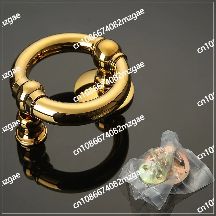 Door European Knocker Gold Bronze Knocker Ring
