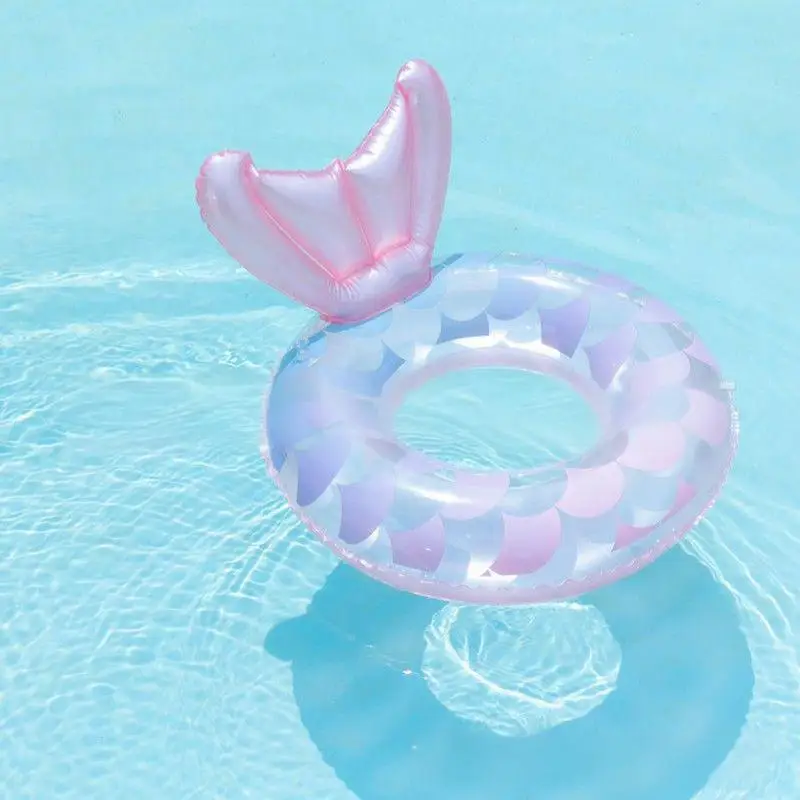 Flotteur de natation pour bébé, anneaux flottants, sirène, accessoires d'entraînement gonflables pour bébés et tout-petits, pour la plage et les flacons