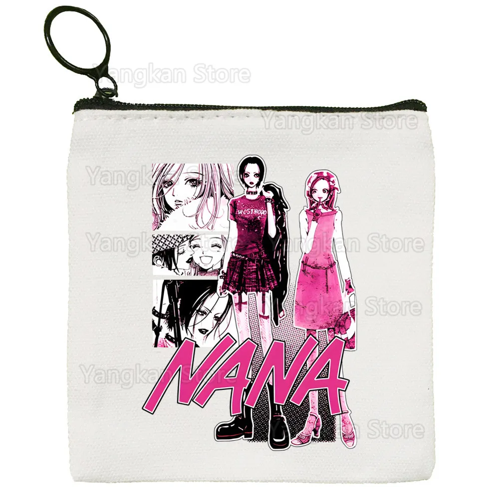 

Nana Anime Coin Purse Custom Illustration Key Case Simple Small Cloth Bag New Creative