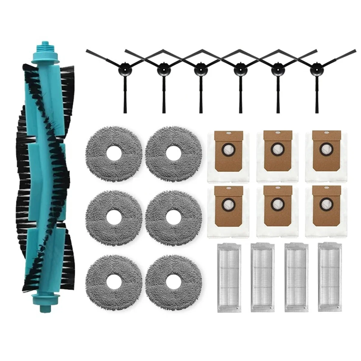 Für Spin Revolution Ersatz Ersatzteile Zubehör Hauptseite bürste Hepa Filter Mop Staubbeutel