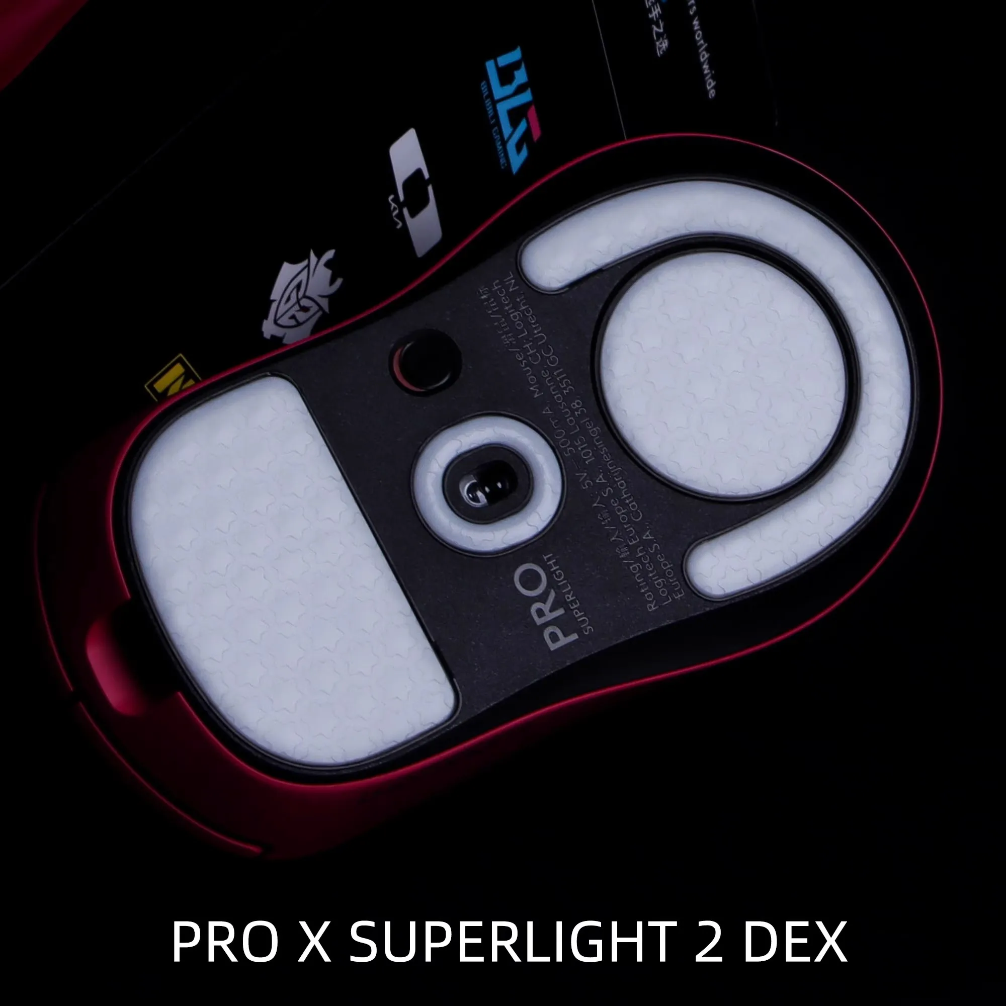 Esports Tiger SNOW Series Embossed Mouse Feet  Sticker Mouse Skate for Logitech G Pro X Superlight 2 DEX for RAZER for Zowei