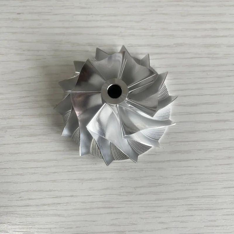 

K26 44.50/65.94mm 7+7 Blades 5326-123-2016HF High Performance Turbocharger Milling/aluminum 2618/billet Compressor Wheel