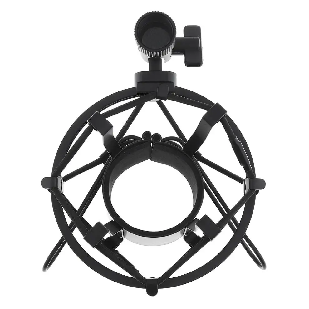 Metal Recording Studio Clip Spider Microphone Stand Shock Mount with Copper Transfer for Computers Condenser Mic