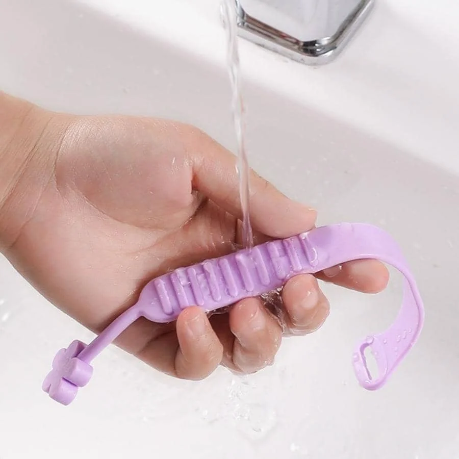 1 silicone aromatherapy toilet lid lifter toilet lid opener toilet seat handle fixed lift hand anti-dirty handle
