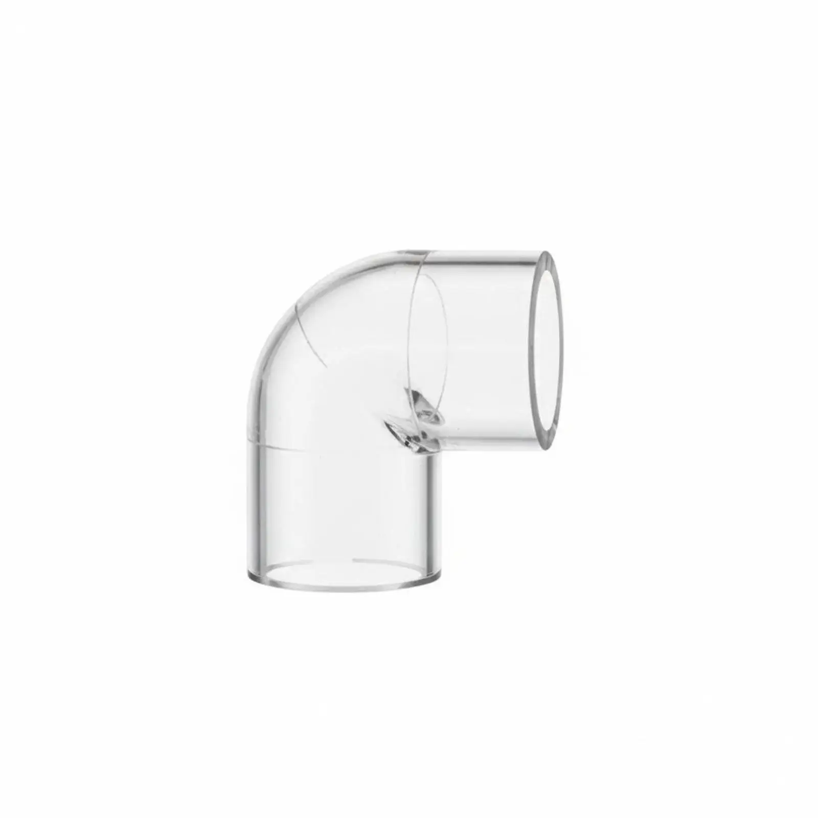 Transparent Aquarium Elbow Modular Connector Leak Resistant Acrylic Pipe for Aquarium Maintenance