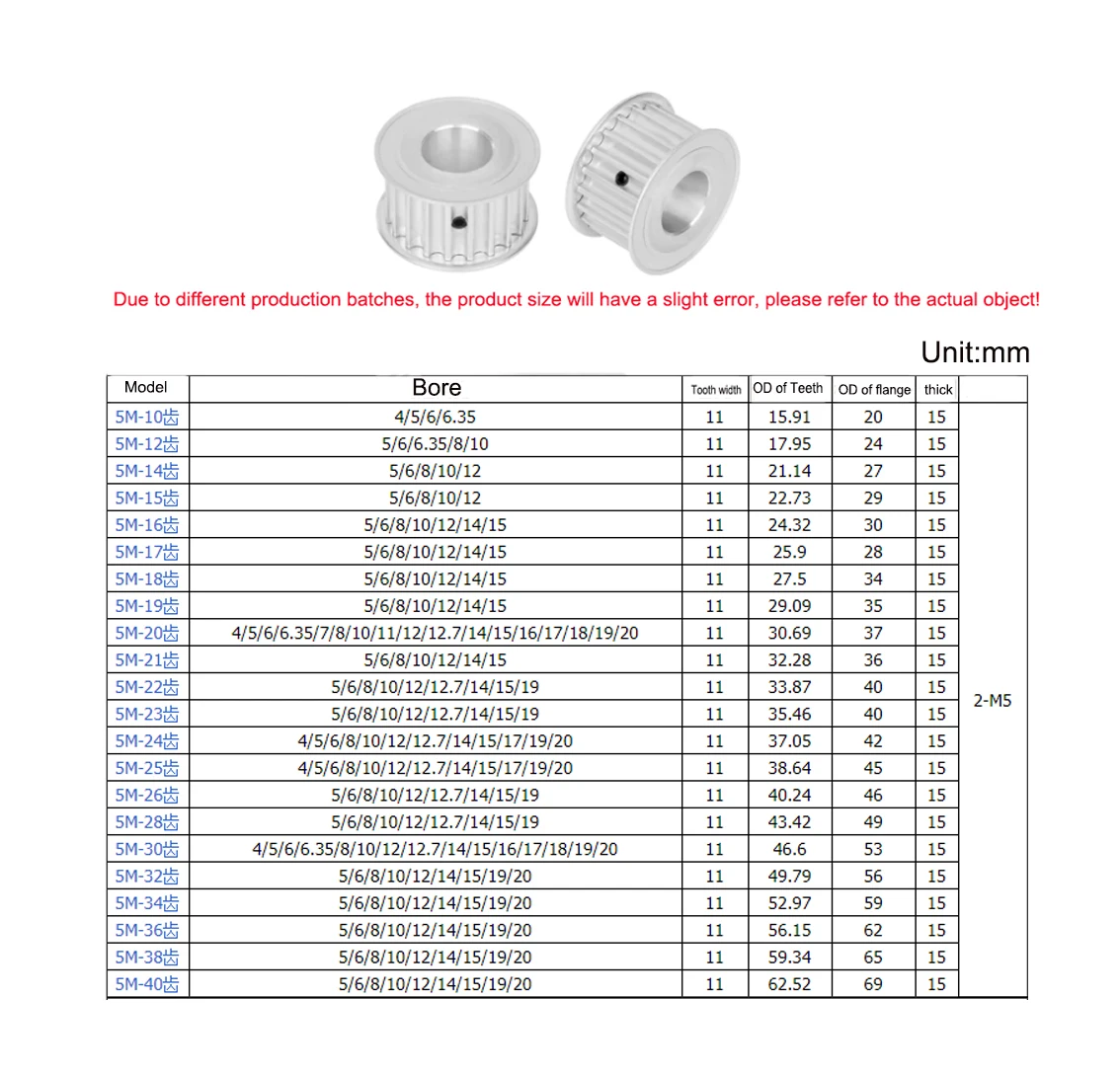 プーリータイミングベルト穴,afスロットタイプ,CNC,ステップモーター,10mm, 11mm, 10-22歯,4mm, 5mm, 6mm, 6.35mm, 8mm 10-20mm, 1個