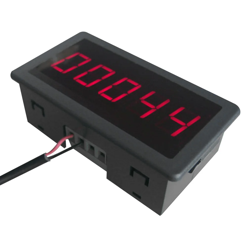 LCD Digital Counter Module DC12V-24V Electronic Totalizer with NPN  Signal Interface 1~999999 Times Counting Range