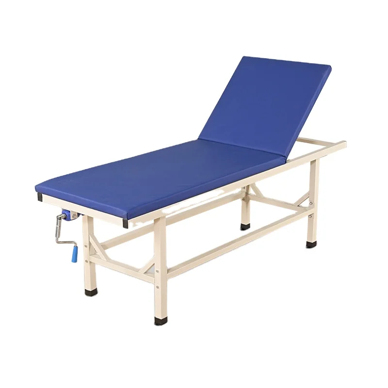 

EU-EB506 Hospital Mechanical Adjustable Back Doctor Pediatric Ultrasound Medical Patient Bed Examination Couch Check up Bed