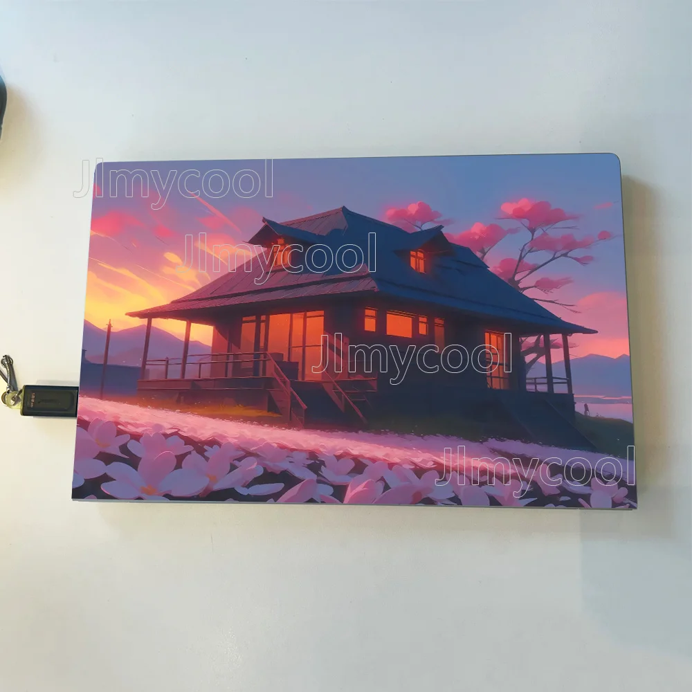 

2 шт. виниловые наклейки на ноутбук с изображением цветов вишни, самоклеящиеся, для HP, Lenovo, Apple, ASUS, легко устанавливаемые декоративные наклейки