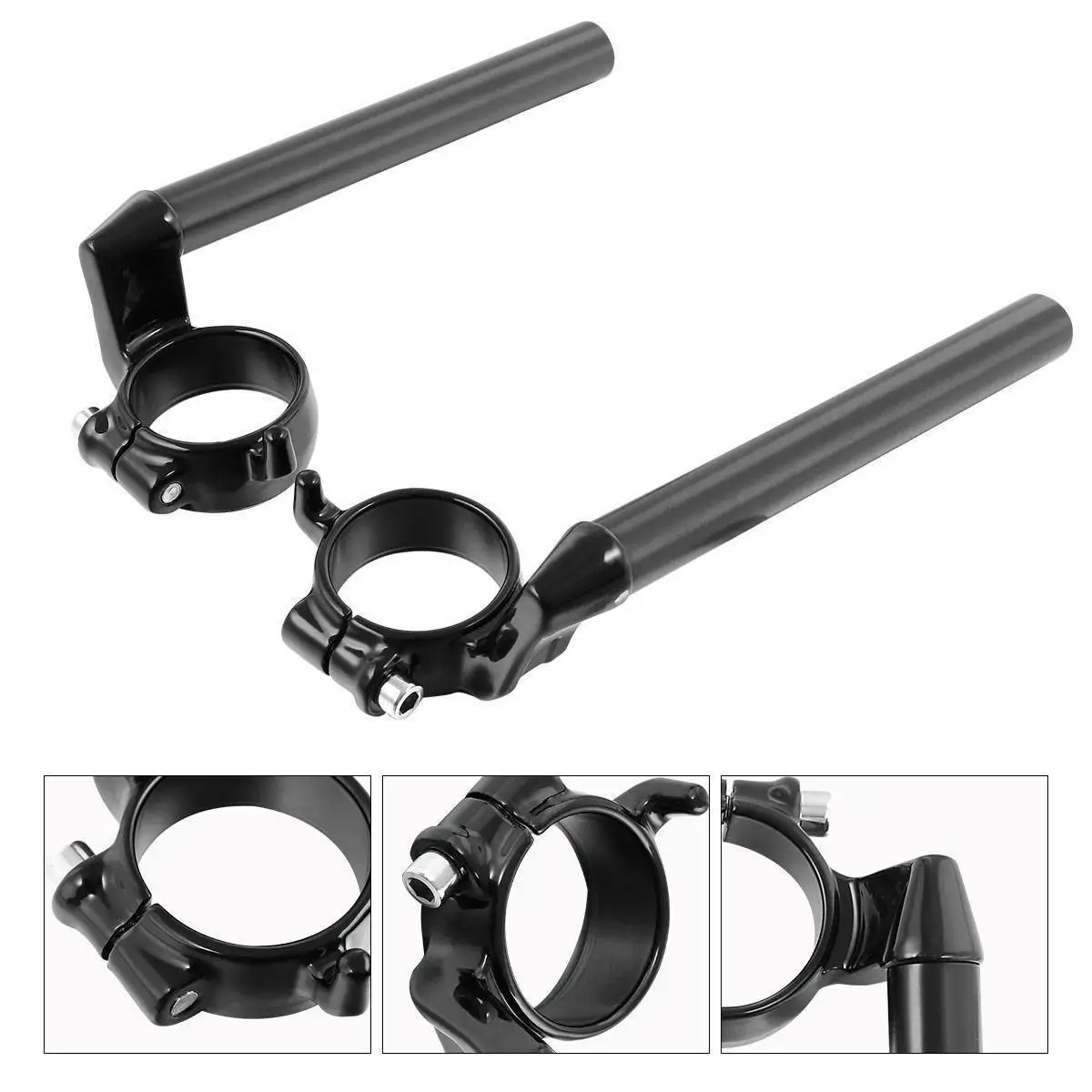 Aluminum Handle Bar Clip On Bars For HONDA CBR600RR 2007-2019 2008 2009 2010 2011 2012 2013 Motorcycle Accessories